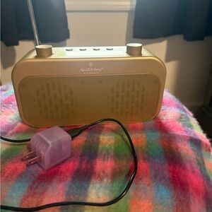 Gold Portable Radio by hearth and home
